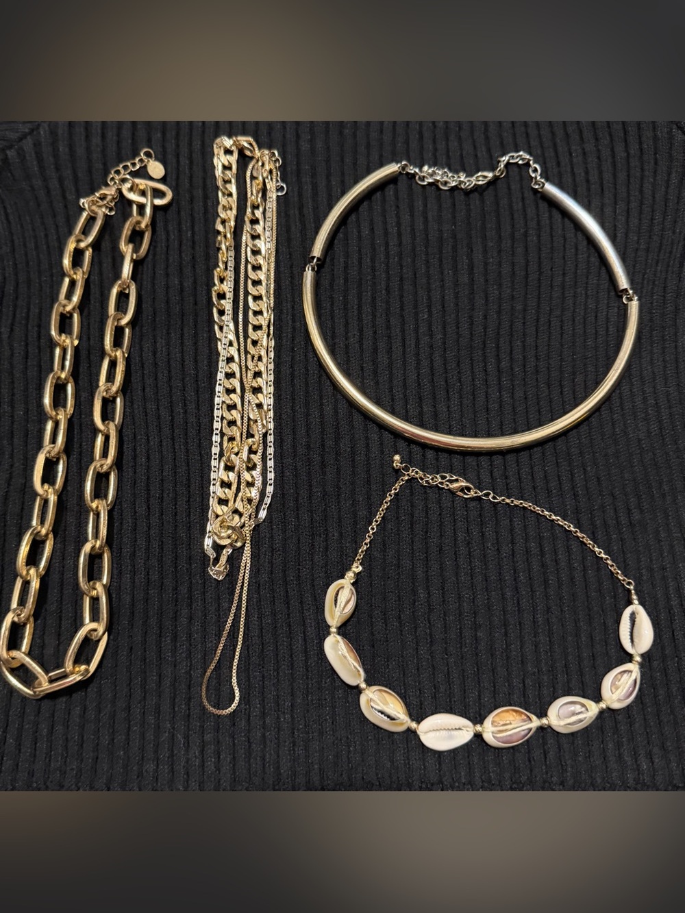Gold necklace bundle